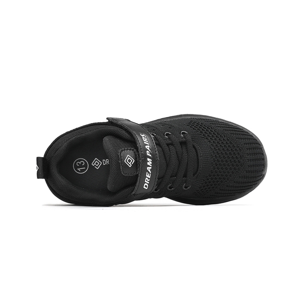 [EZ-Ons GoGetters] Kids Tennis Running Shoes - ALL BLACK - 2